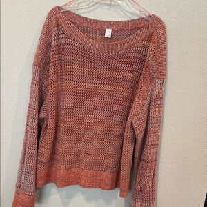 Old Navy Women's Multicolor Loose Knit Sweater